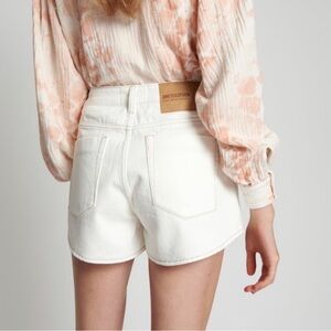 One Teaspoon High Waisted Bonita Short in White Beauty